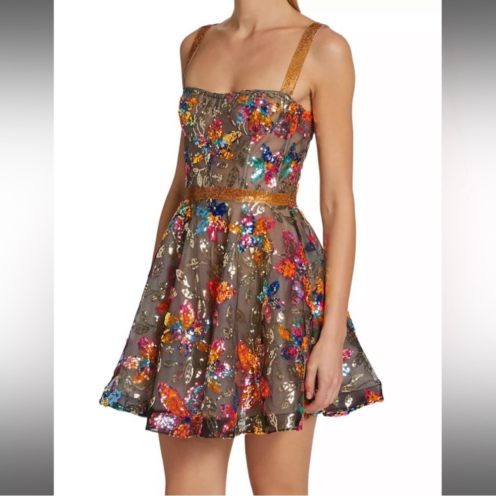 BRONX & BANCO Mademoiselle
Multicolor Floral Embellished Mini